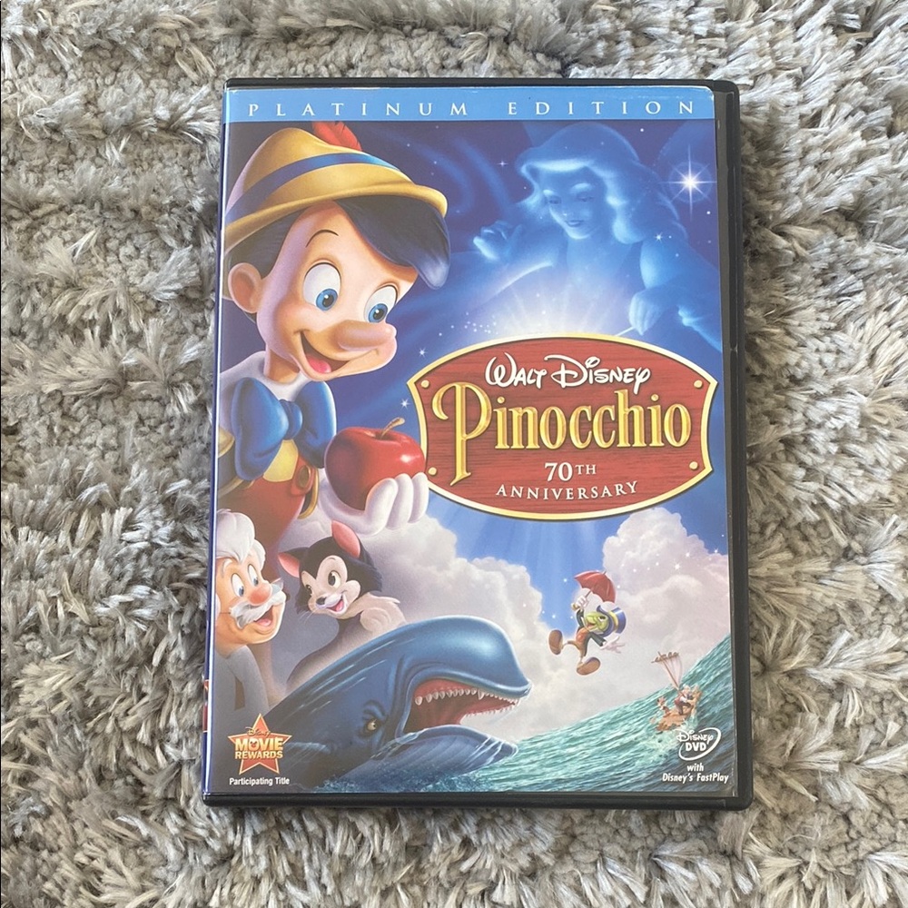 Disney Pinocchio 70th Anniversary DVD